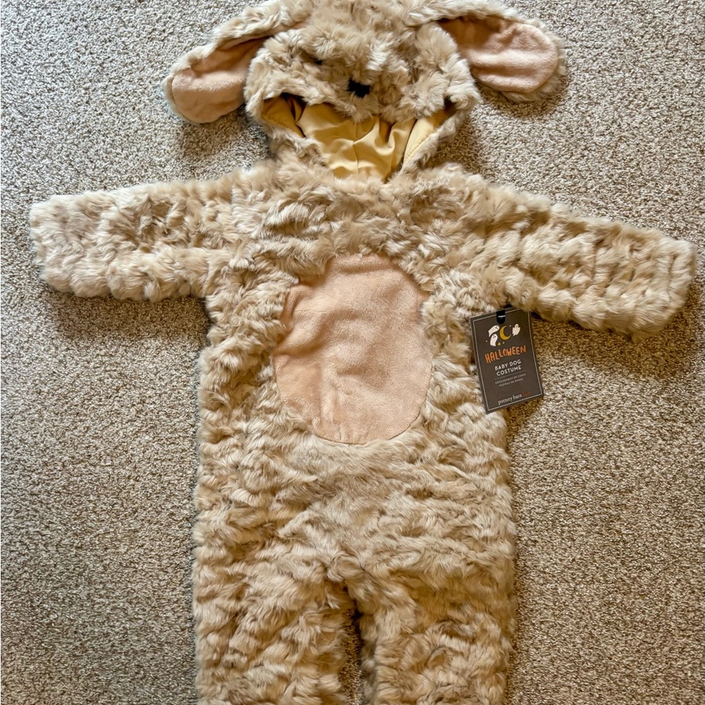Pottery Barn Labradoodle Halloween Costume- 6-12 Months, new with tags!